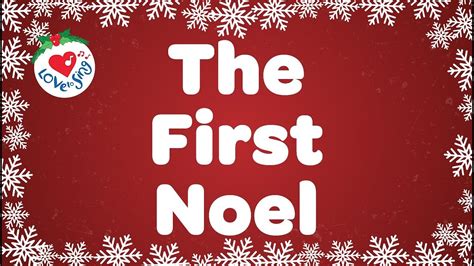 first noel youtube